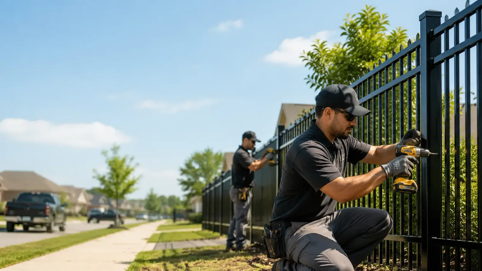 Metal Fence Installation in River Ridge, LA